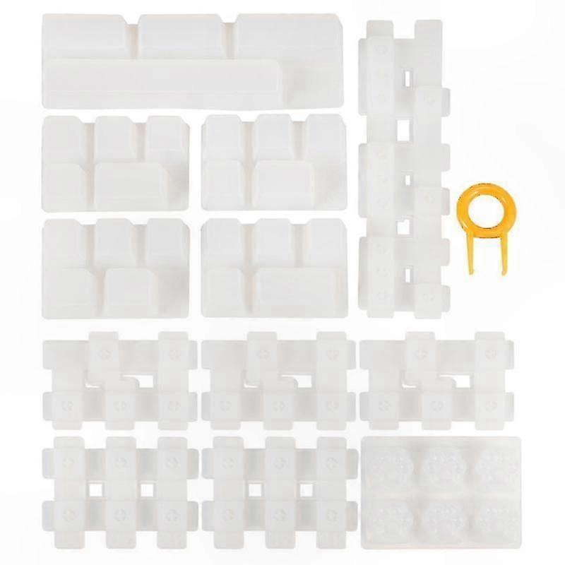 Silicone Molds for Crafting Keycaps, DIY Crystal Resin Molds Compatible with Mechanical Gaming Keyboard Keys