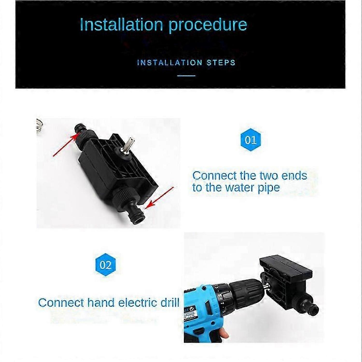 Portable Mini Electric Drill Pump Self-Priming Water Pump