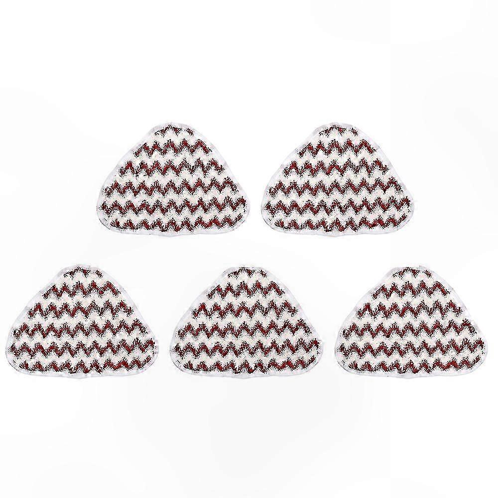 5-Pack Microfiber Cleaning Pads for Steam Mops Compatible with O-Cedar and Vileda Models