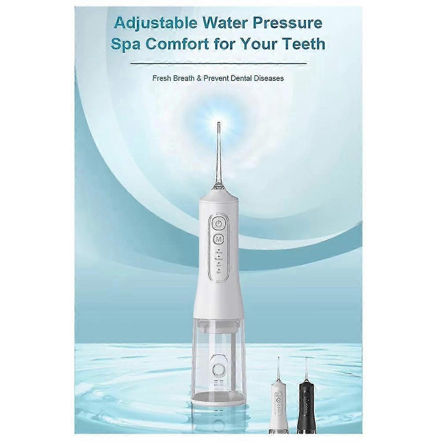 L6 Water Dental Flosser Teeth Pick- 4 Modes Cordless Oral Irrigator A