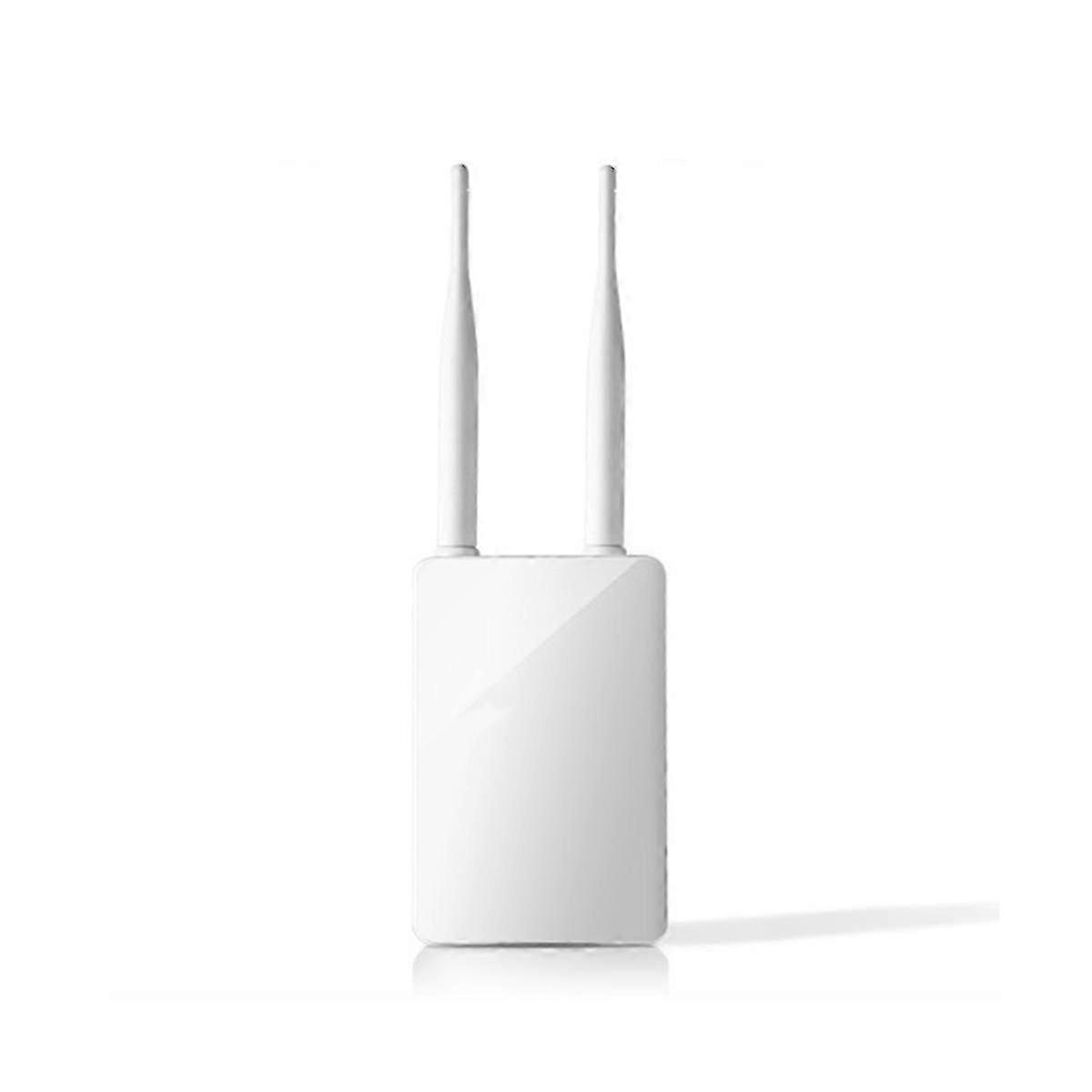 Kültéri vezeték nélküli 4G router vízálló WiFi router kétsávos 300Mbps bővítőhellyel POE tápegység (EU P
