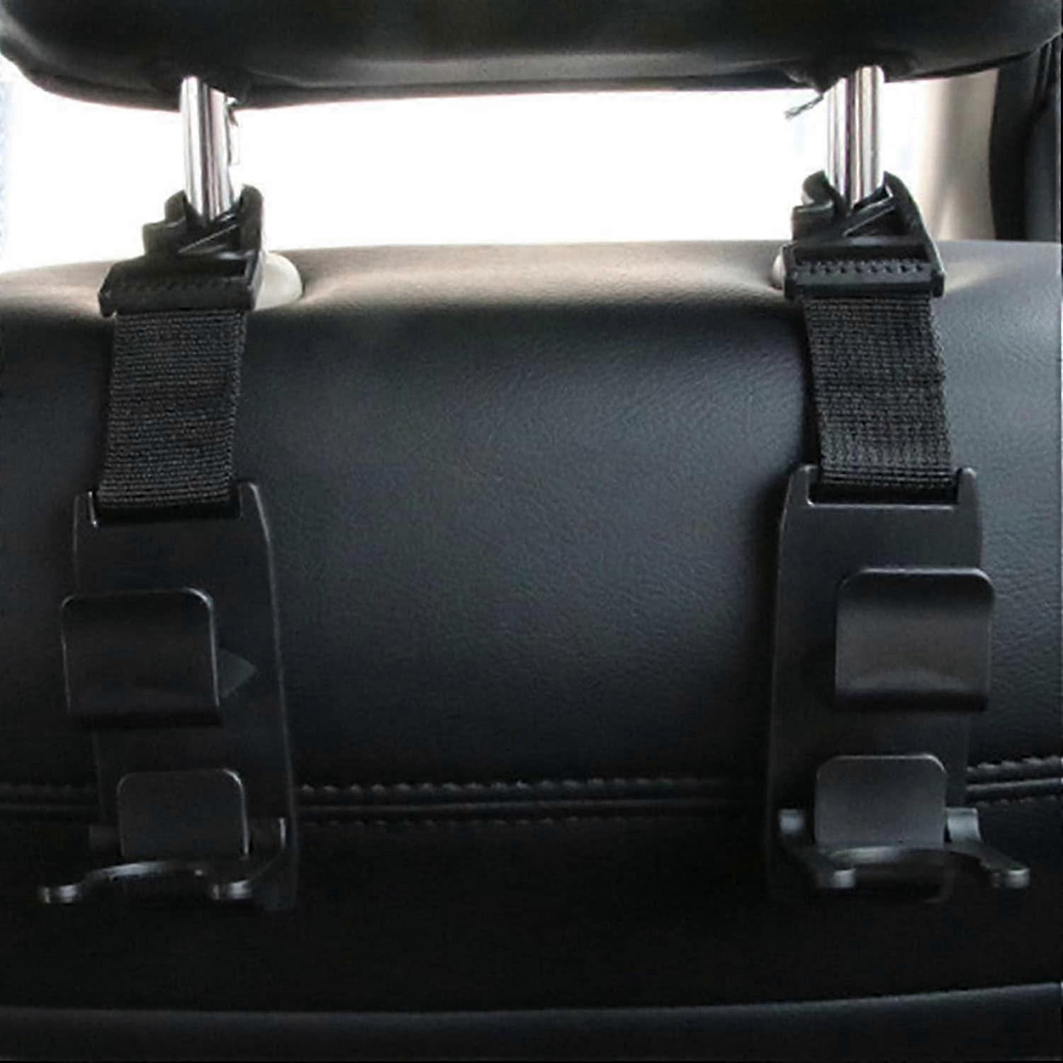 Car Hooks For Purses And Bags Headrest Magic Double Hook 2-in-1 Universal Car Vehi 2025