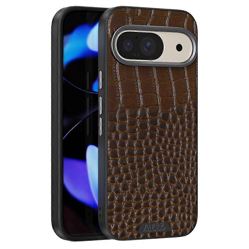 ABEEL For Google Pixel 10 Pro/Pixel 10 Case Compatible with MagSafe Crocodile Texture Micro-Embossin