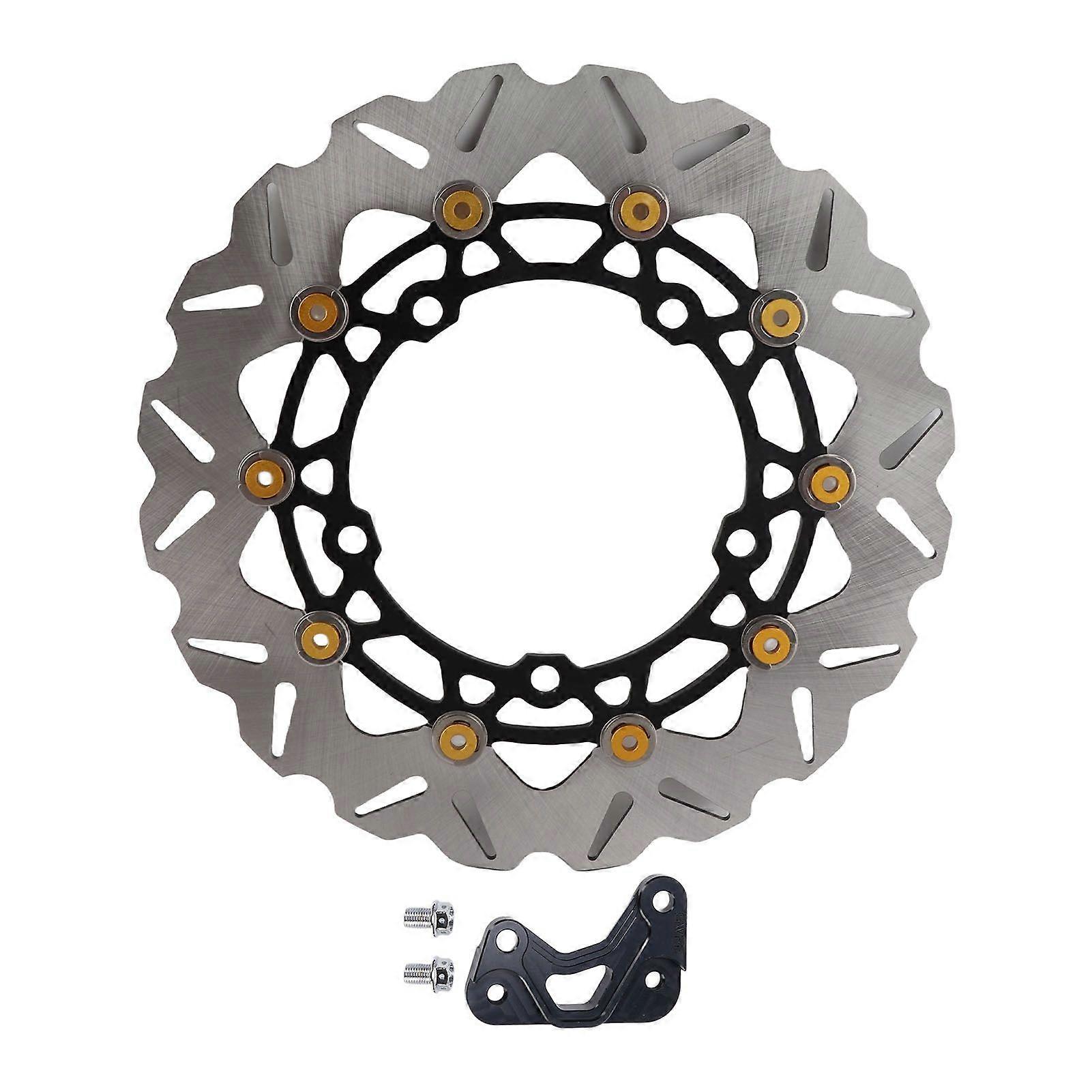 Motorcycle Front Brake Rotor 300mm CNC Stainless Steel Improve Braking Stability Replacement for Xmax250 Xmax300 2017-2024 Gold