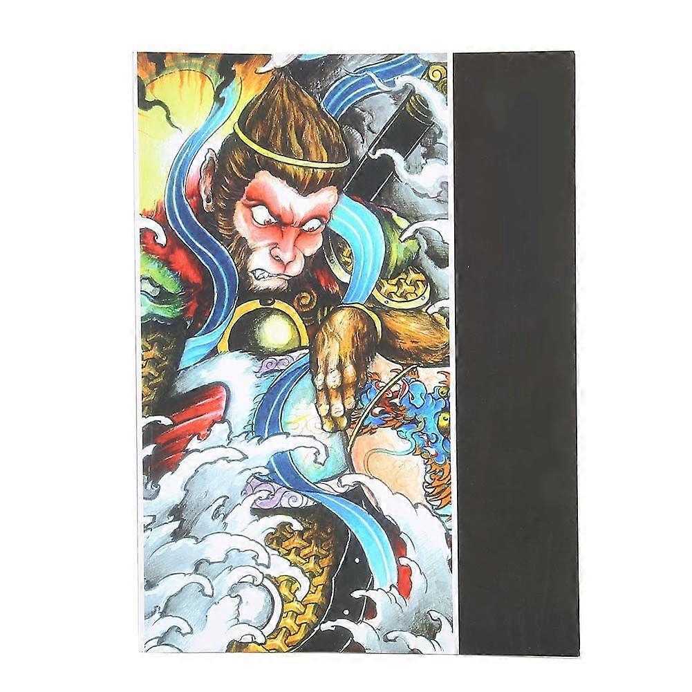 70 Pages Tattoo Practice Template Book Shader Picture Colour Tattoo Book Accessory