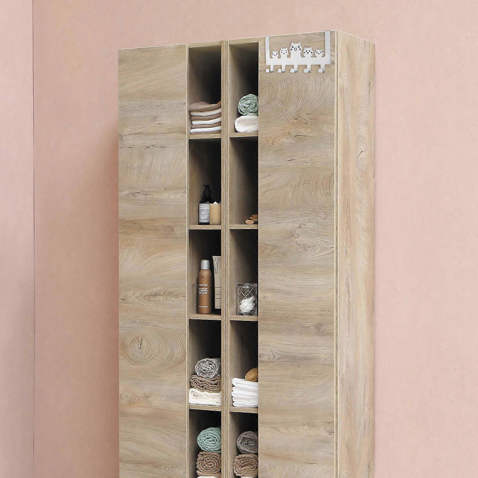 Punch-Free Hook Coat Hook with Creative Design for Storage