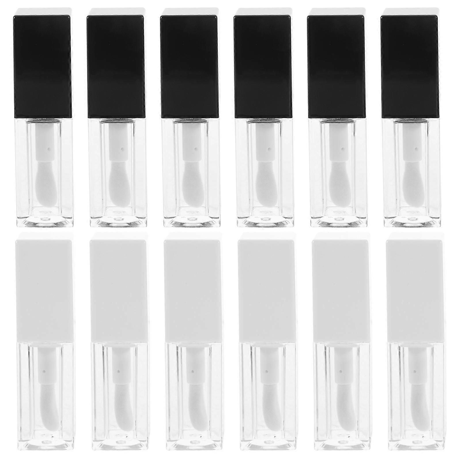 Lip Balm Tubes Empty Refillable Lip Gloss Containers for Storage Use 24Pcs