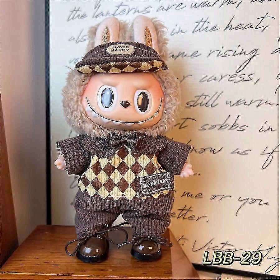 17cm doll replacement clothes are suitable for labubu replacement clothes (dolls are not included, only clothes)