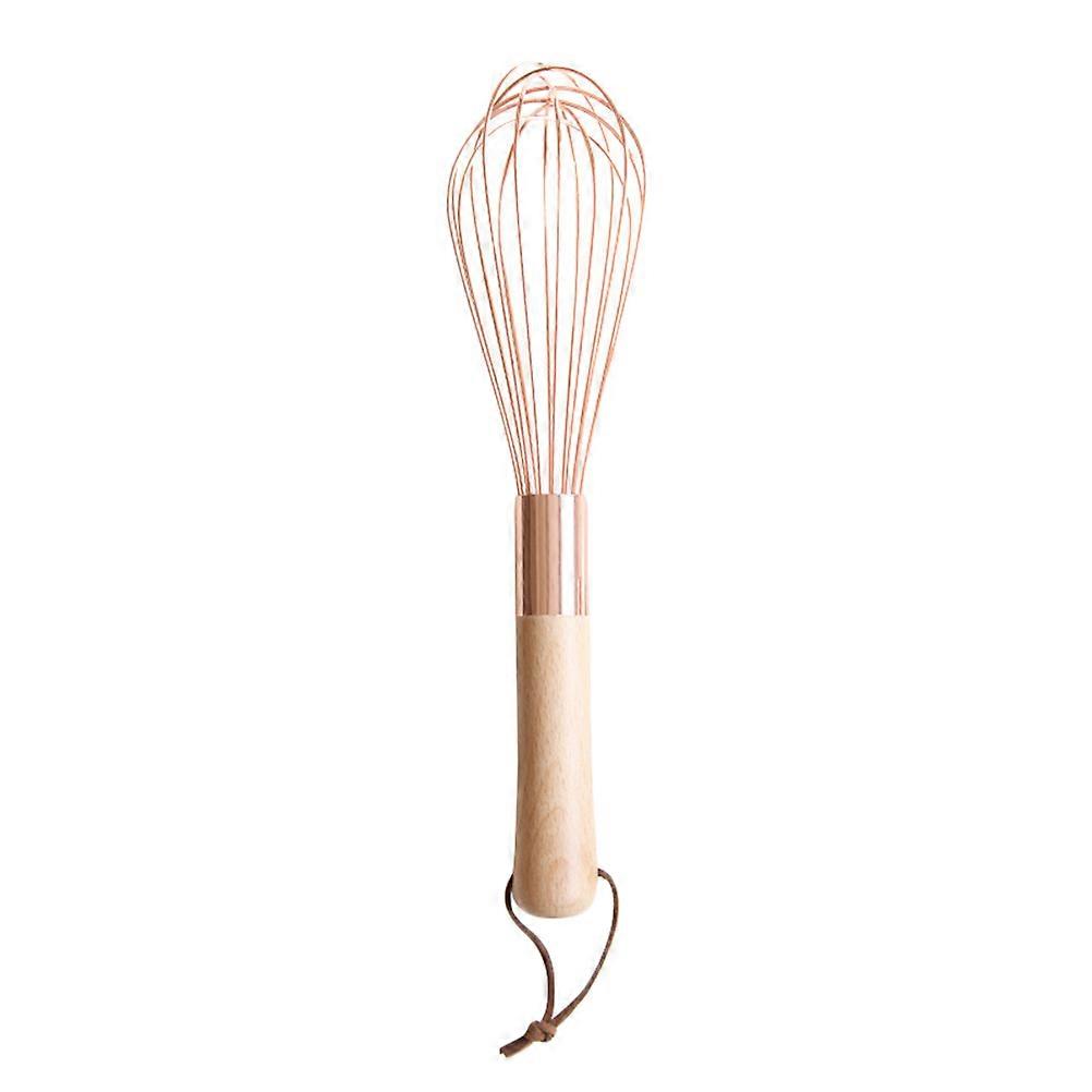 Golden Stainless Steel Egg Beater Manual Whisk for Baking Tool