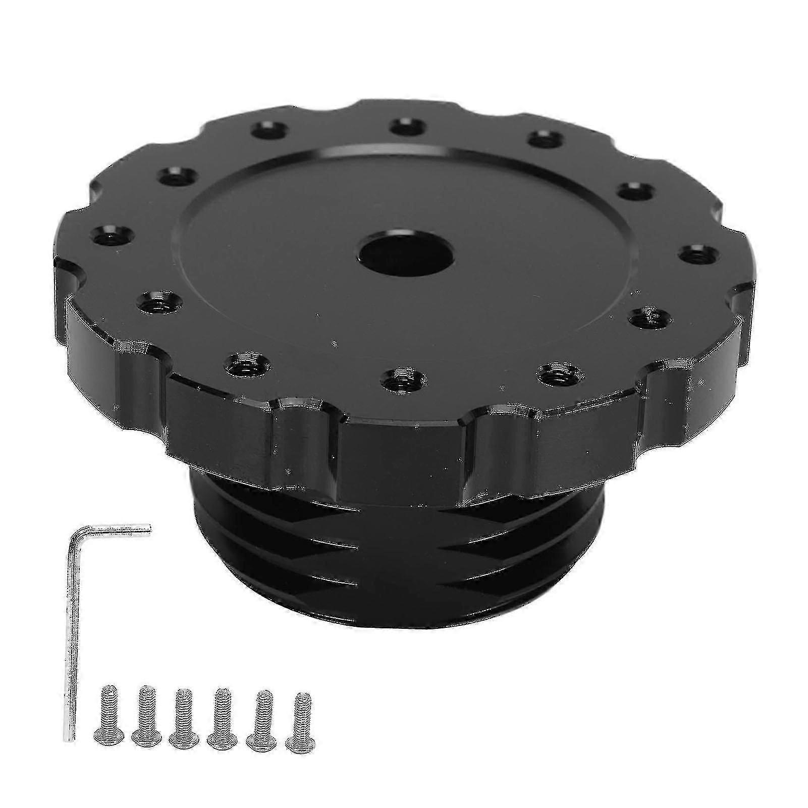 Steering Wheel Adapter Black Precise Replacement For Thrustmaster T300 T500 Pcd 73mm Steering Wheel