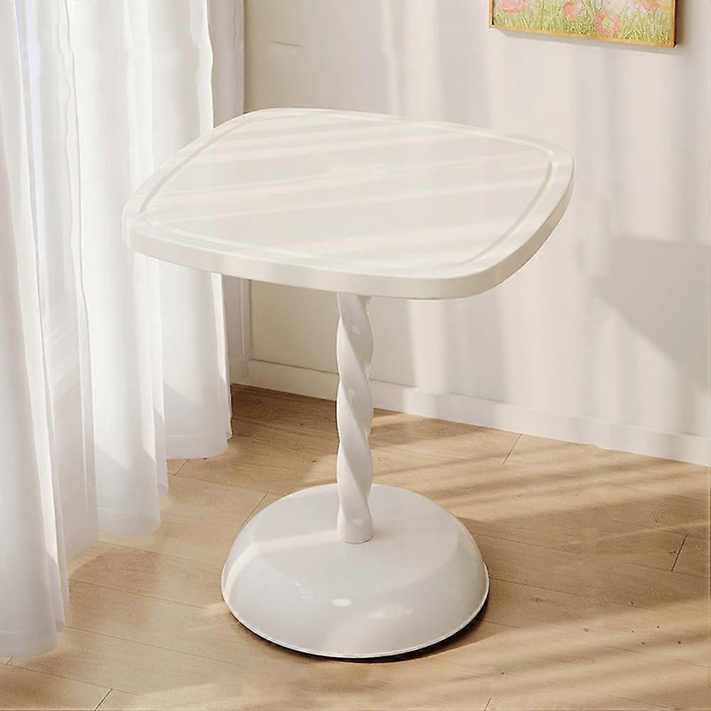 Modern Minimalist Side Tables Square End Table White Small Square Accent Table Sofa Side Tables For Couch