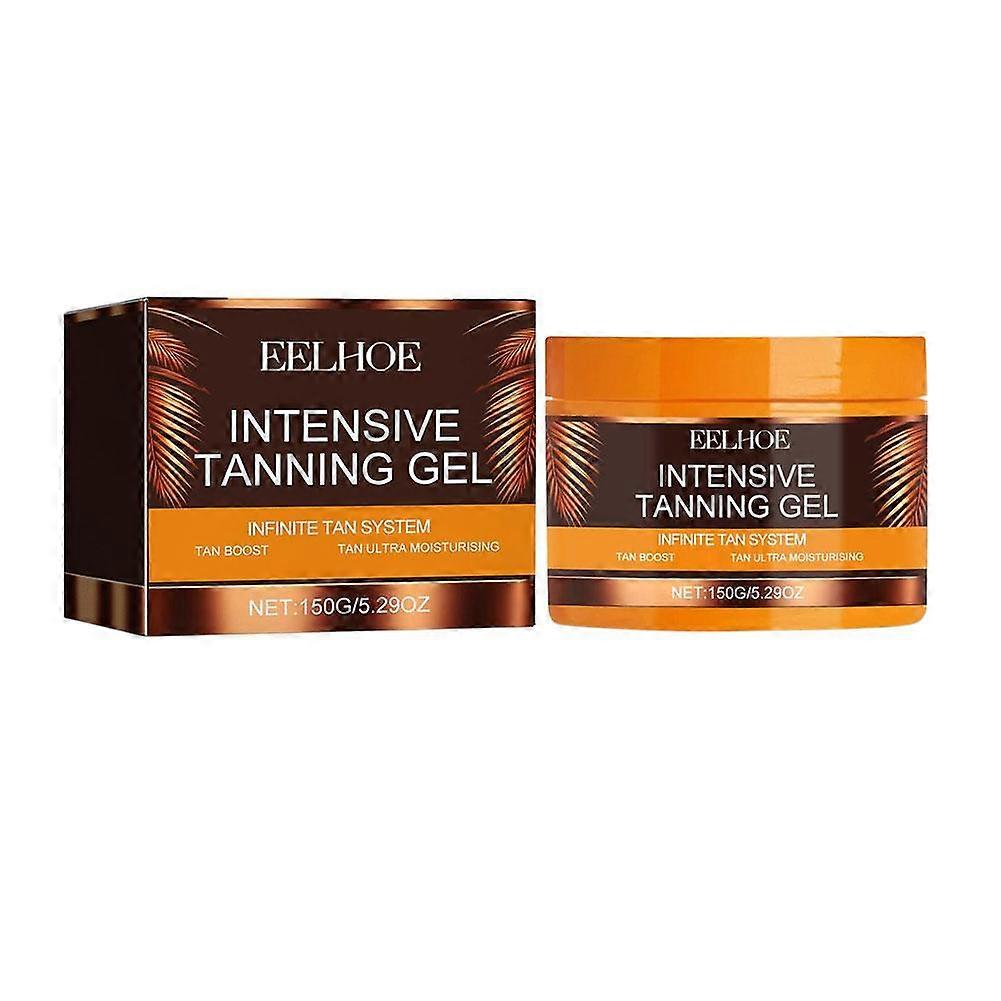 Cujmh Anti-Tanning Gel 150ml, Lightweight Non-Greasy Sunbathing Protection, Moisturizing Wheat Bronze Formula for Skincare