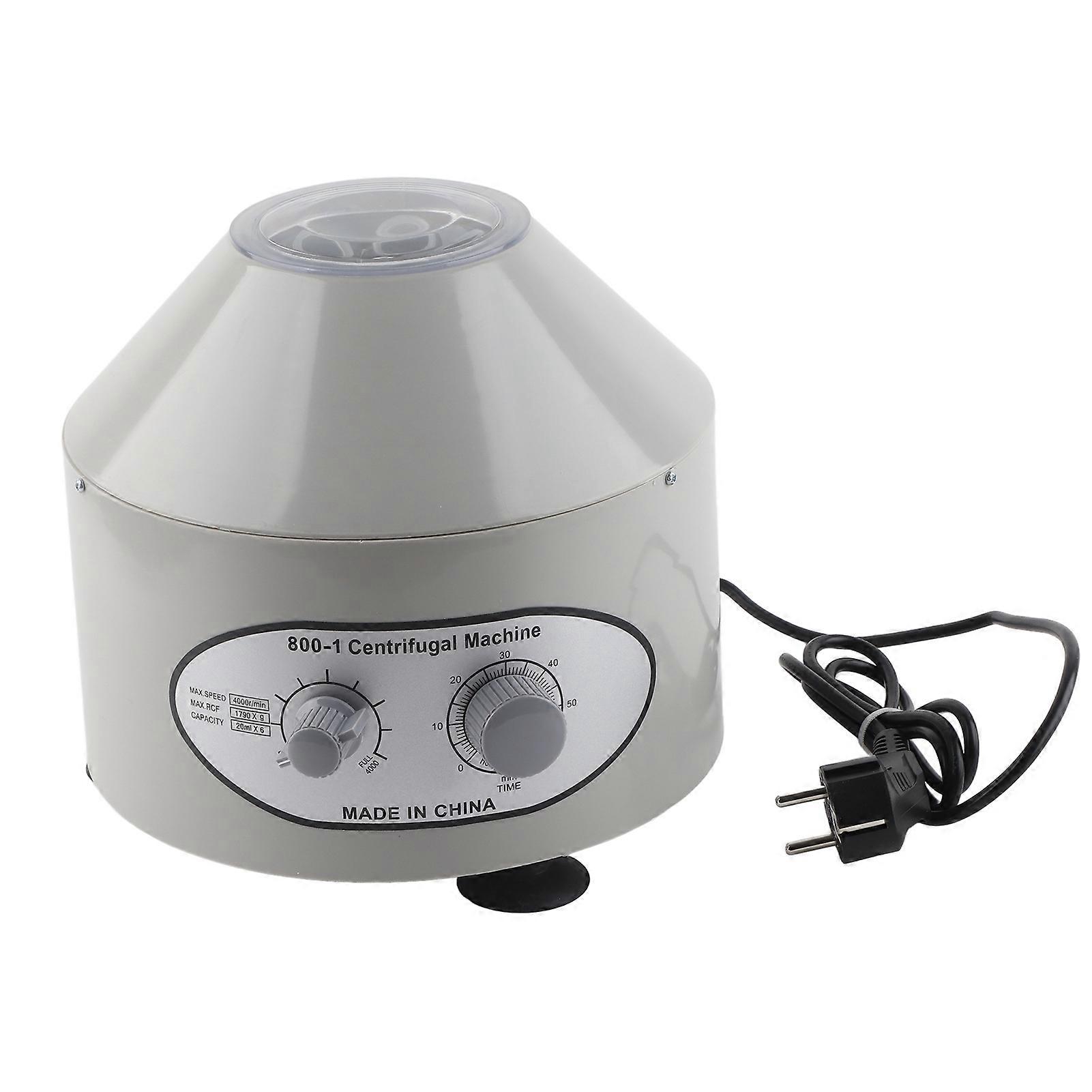 Centrifugeuse électrique de bureau pour laboratoire médical, 4 000 tr/min, 6 x 20 ml