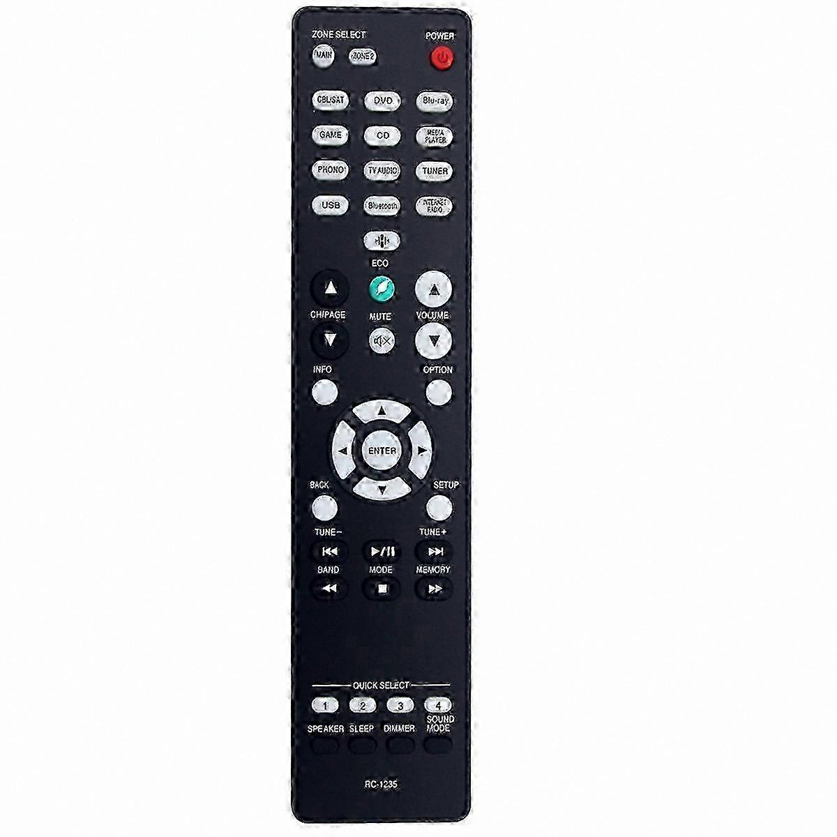 Universal Remote Control for Stereo Receivers, Compatible with DRA-800H Models