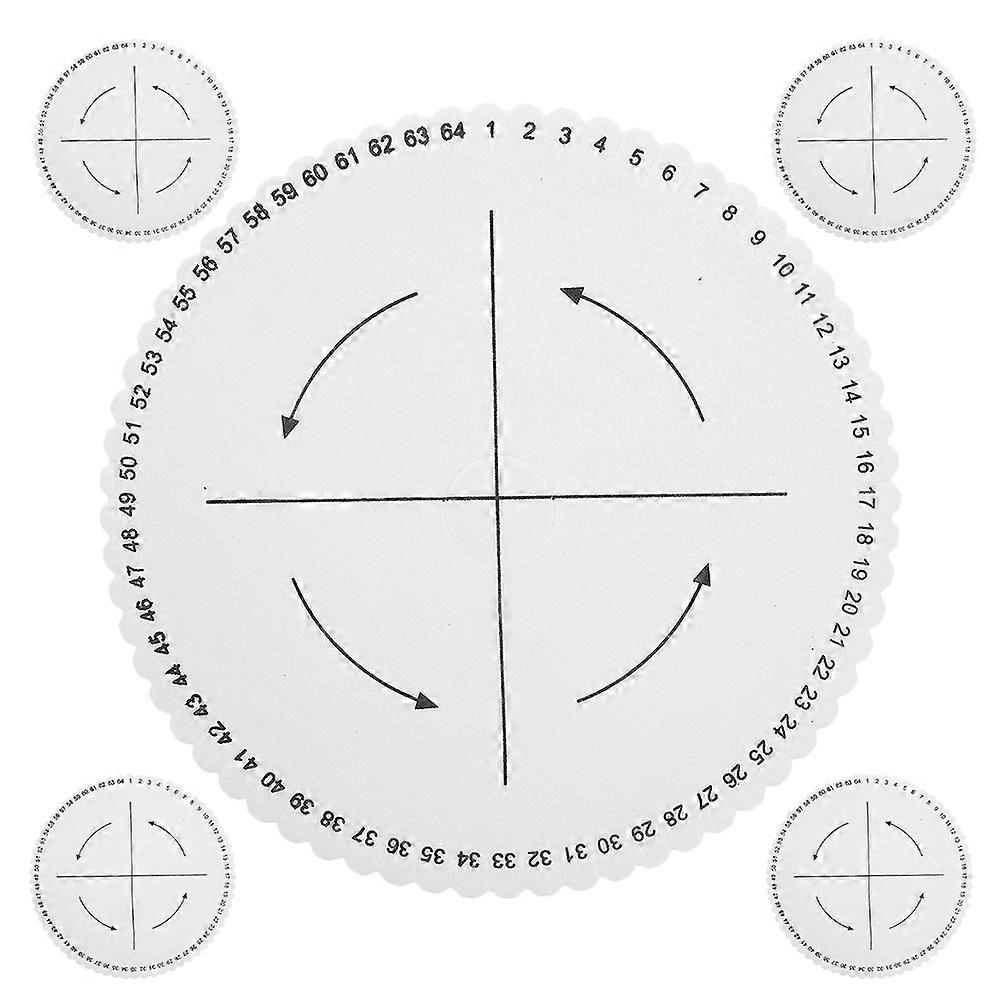 25Pcs Round Kumihimo Disk Bracelet Weaving Tool for Handmade Crafts