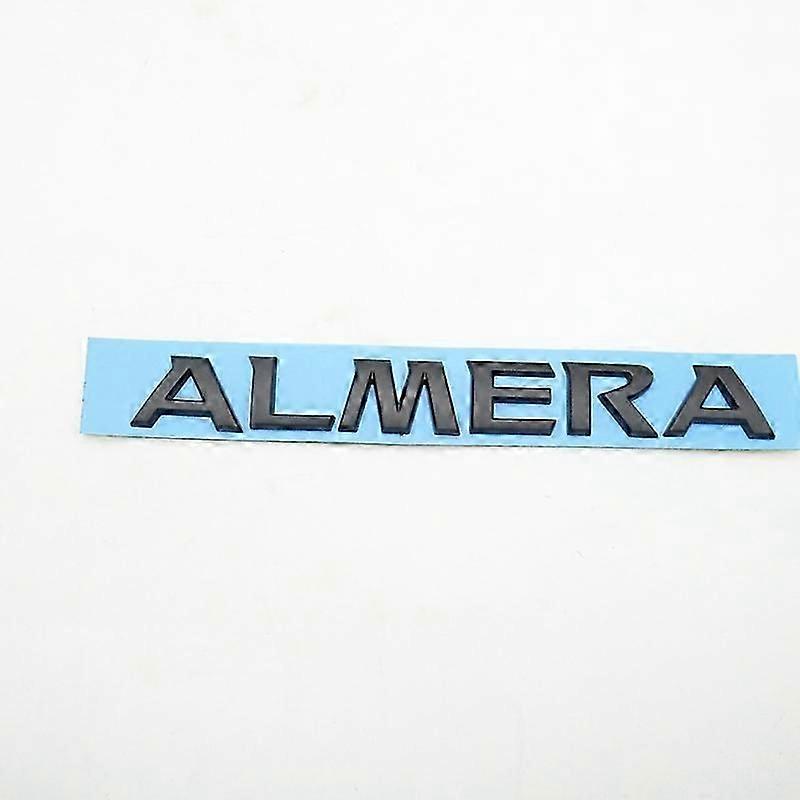 Car Styling Fit For Almera Rear Trunk Lid Chrome Logo Badge Letters Emblem