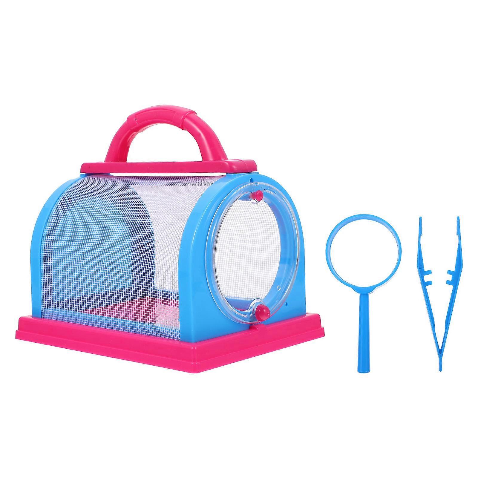 Breeding House Plastic Box for Storage Use 1Set Insect Observation Cage