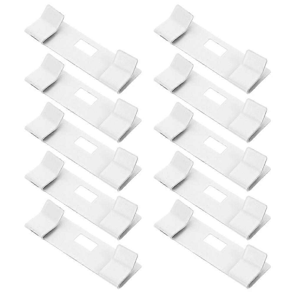 Vertical Blinds Replacement Slats Tab Vane Savers Window Shade Fixing White .80X1.50X0.50CM 10Pcs
