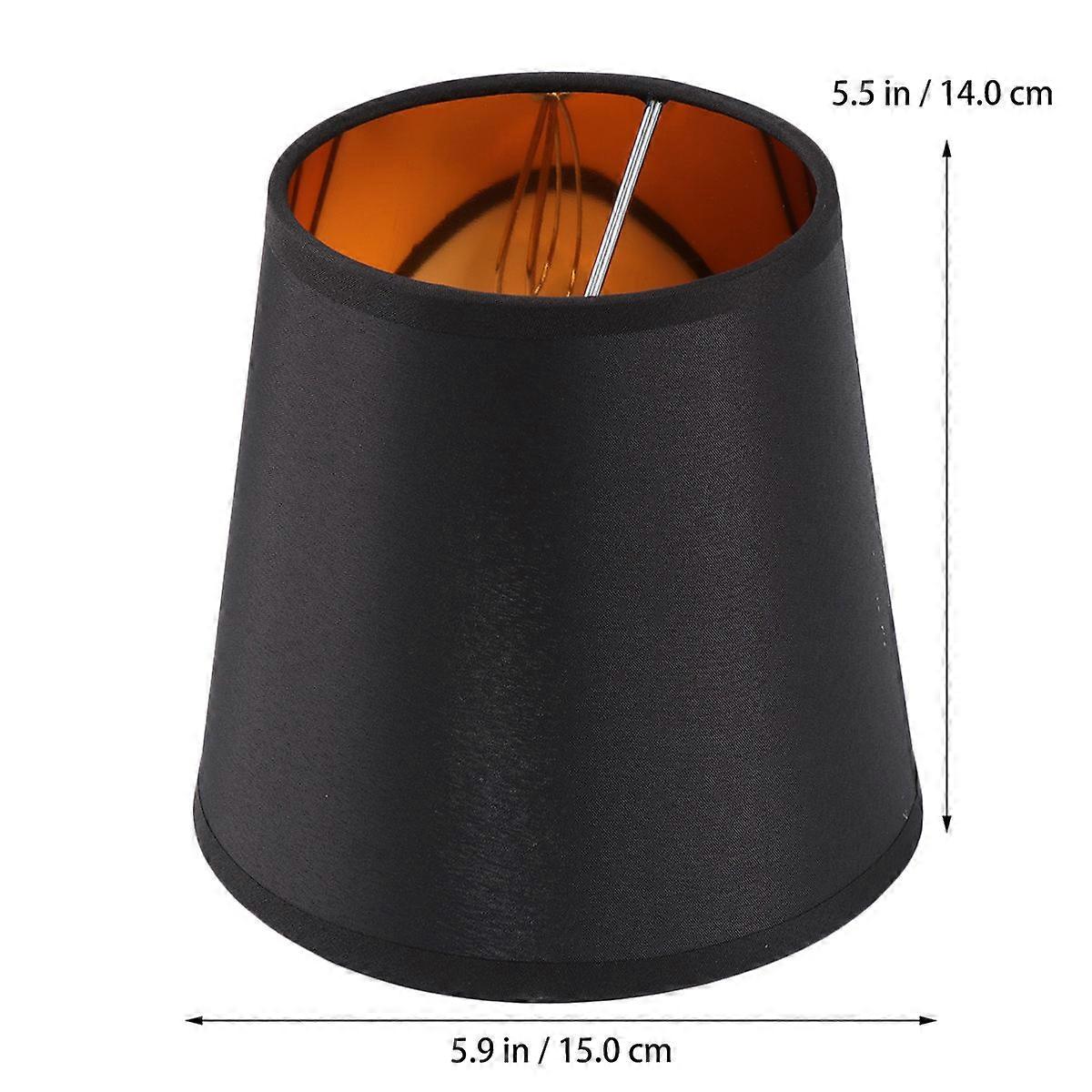 Ceiling Light Shade Simple Black 15*14CM Create Warm Atmosphere 3Pcs