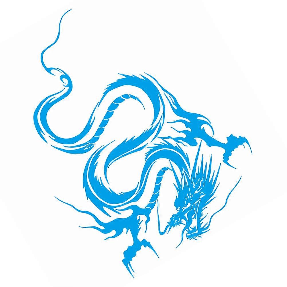 Removable Chinese Dragon Car Decal Sticker for Decor 3Pcs Set