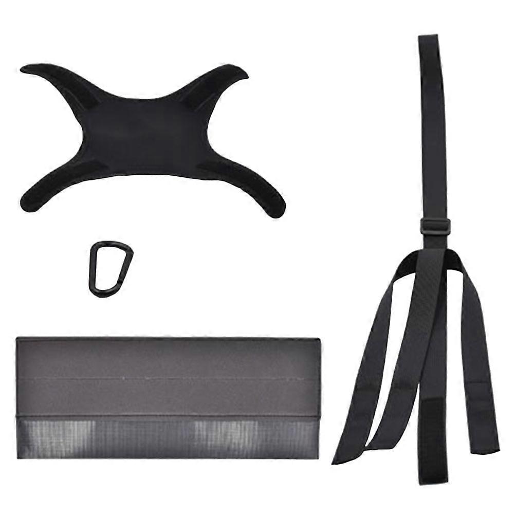 Practical Training Toy Strap for Volleyball Exercising Aid 5Pcs Set Black