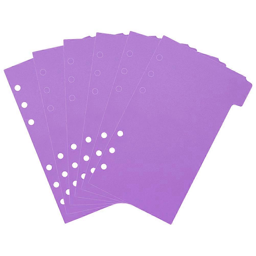Plastic Tab Dividers for Binder 24 Sheets Purple PVC