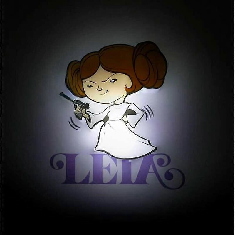 Star Wars 3D Light FX Mini-lampe - Leia Design, LED-belysning