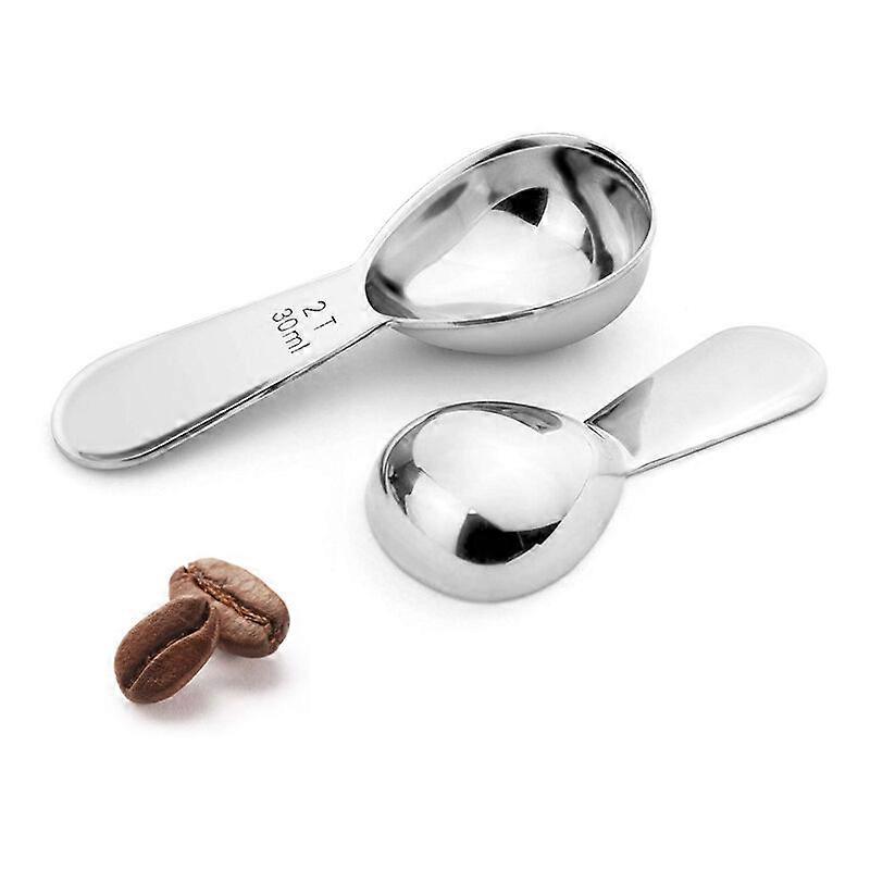 15ml amp; 30ml Durable Stainless Steel Coffee Measuring Spoon