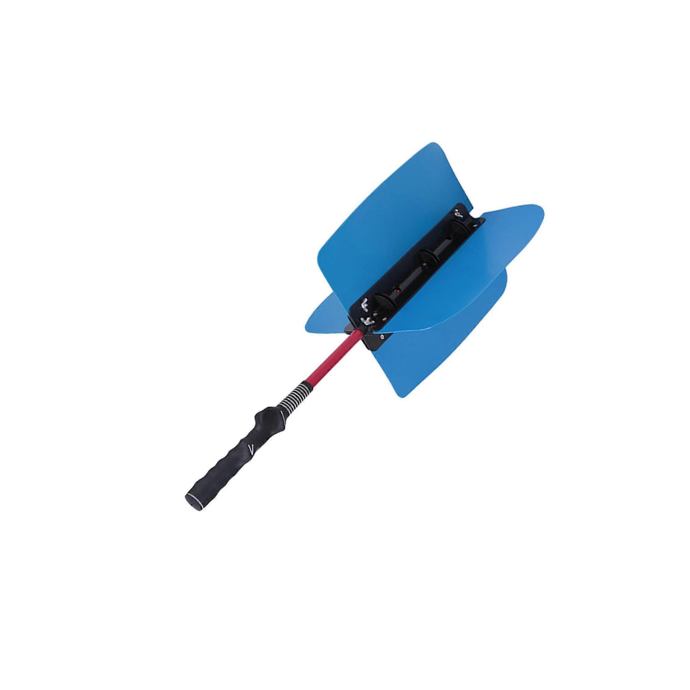 Golf Swing Fan Resistance Trainer Swing-Power Practice Aids Tools Blue