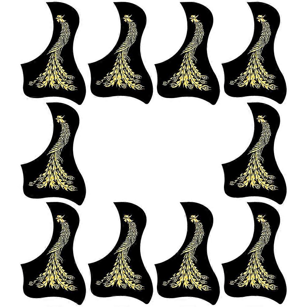 Folk Guitar Pickguards 50Pcs Rounded Rectangle Shape Protection For Musicians Guitar Maintenance PVC Material