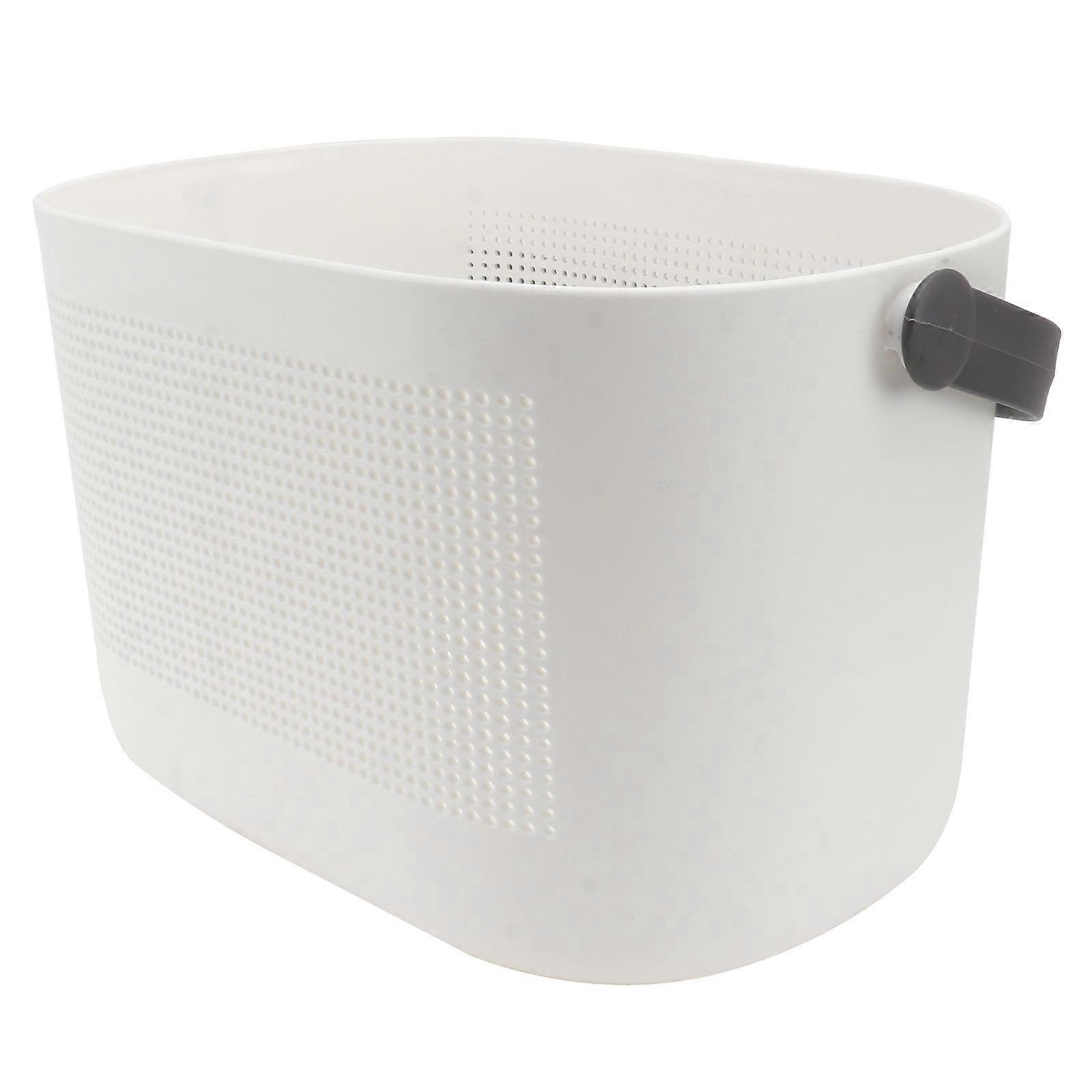 Plastic Handheld Storage Basket for Storage Large Capacity 1Pcs Gray