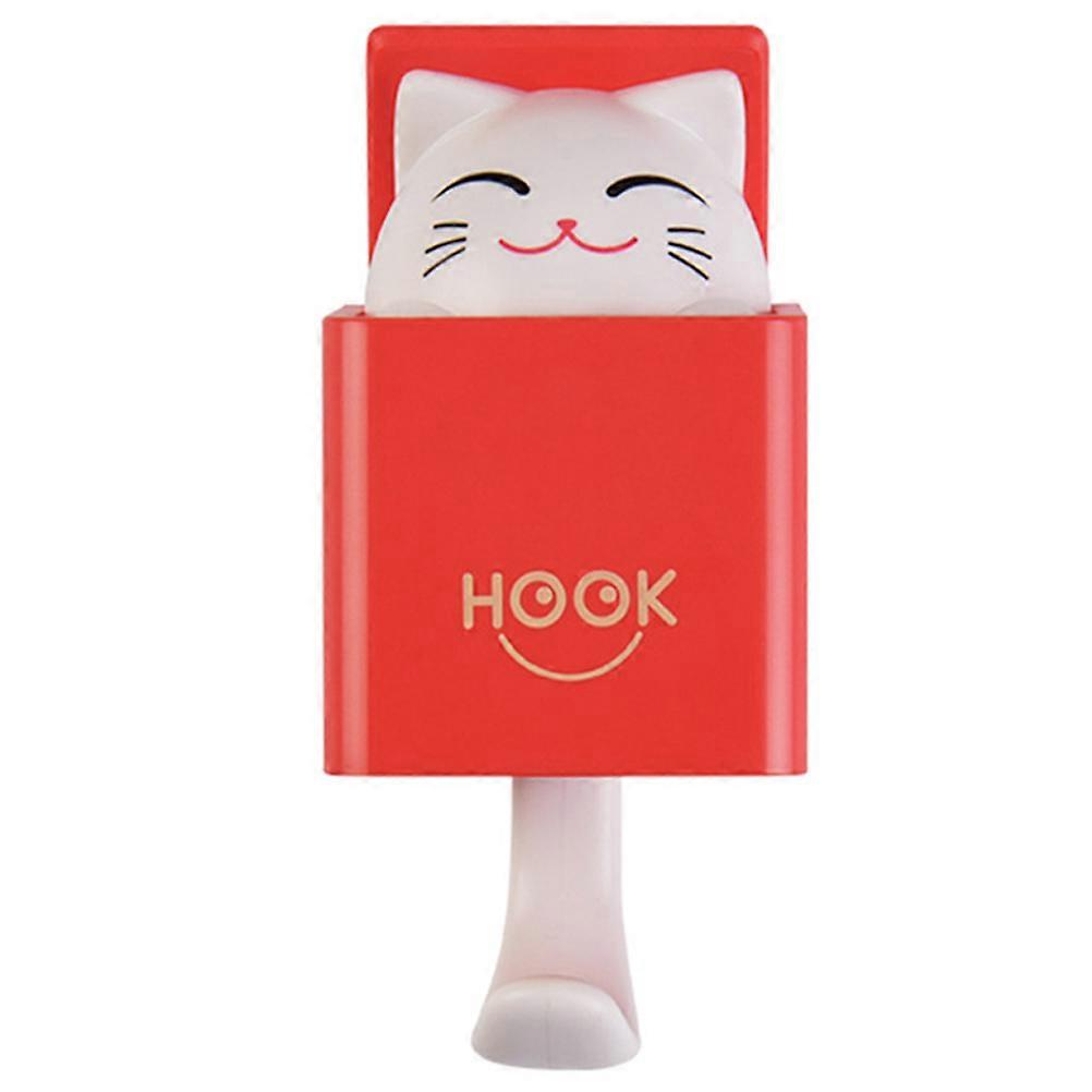 Strong Adhesive Gravity Sensor Hook for Room Use 3Pcs Cat Wall Hooks