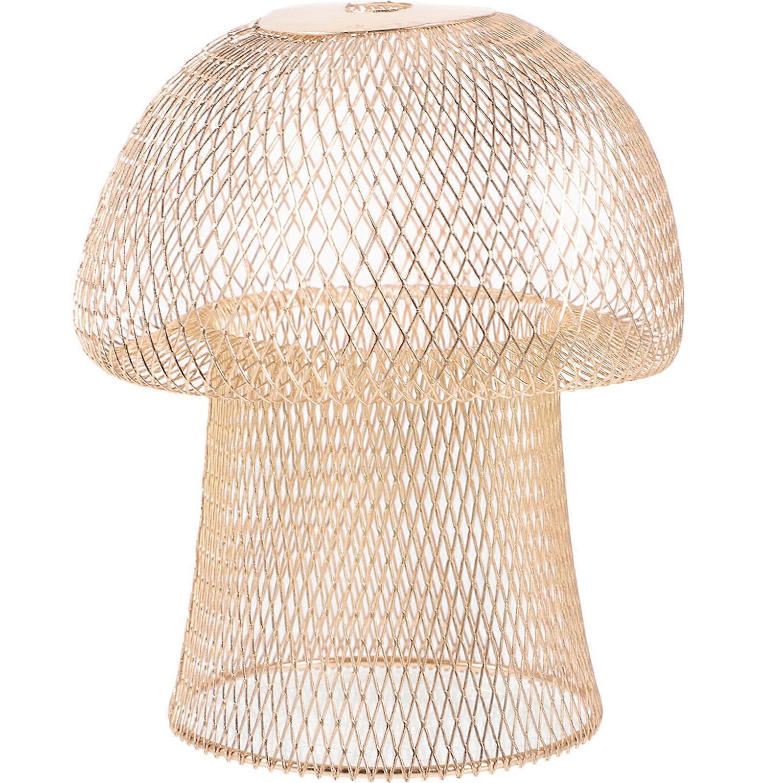 Mushroom Shape Lamp Shade Metal for Home 4Pcs Pendant Lamp Shade Covers