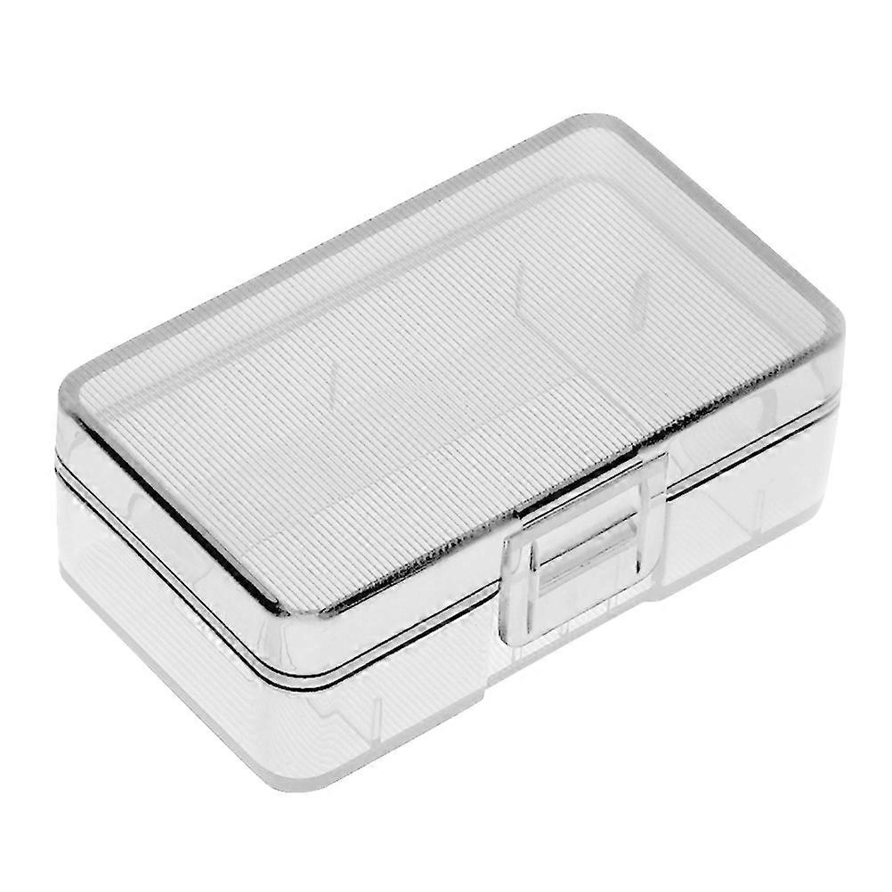 Clear Storage Box for Single 9V Battery 3Pcs Plastic Protective Case
