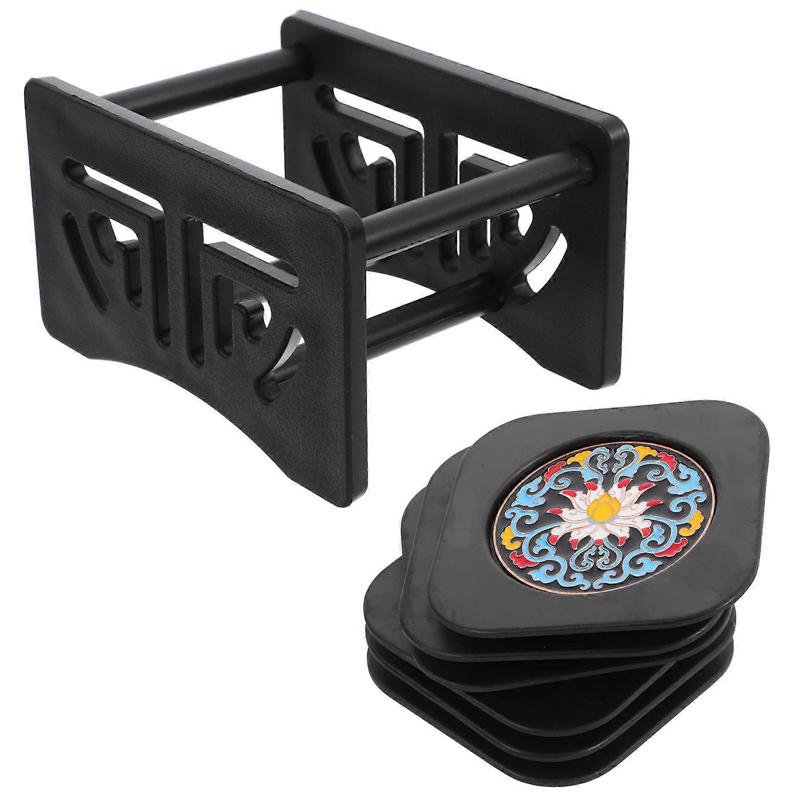 Tea Cup Mat Anti Scald Pad Set for Home Use 2Sets Stylish Design