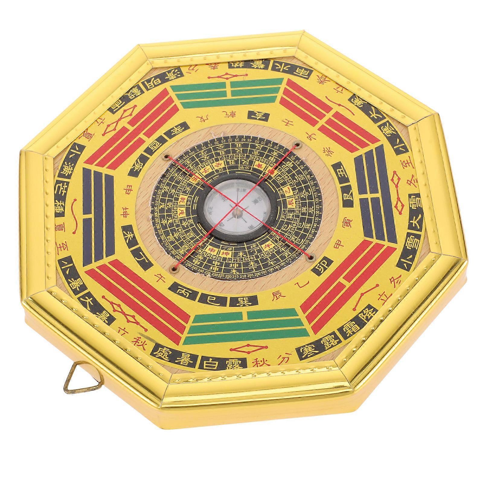 Portable Vintage Compass for Decoration 2Pcs Chinese Style Divination Compass