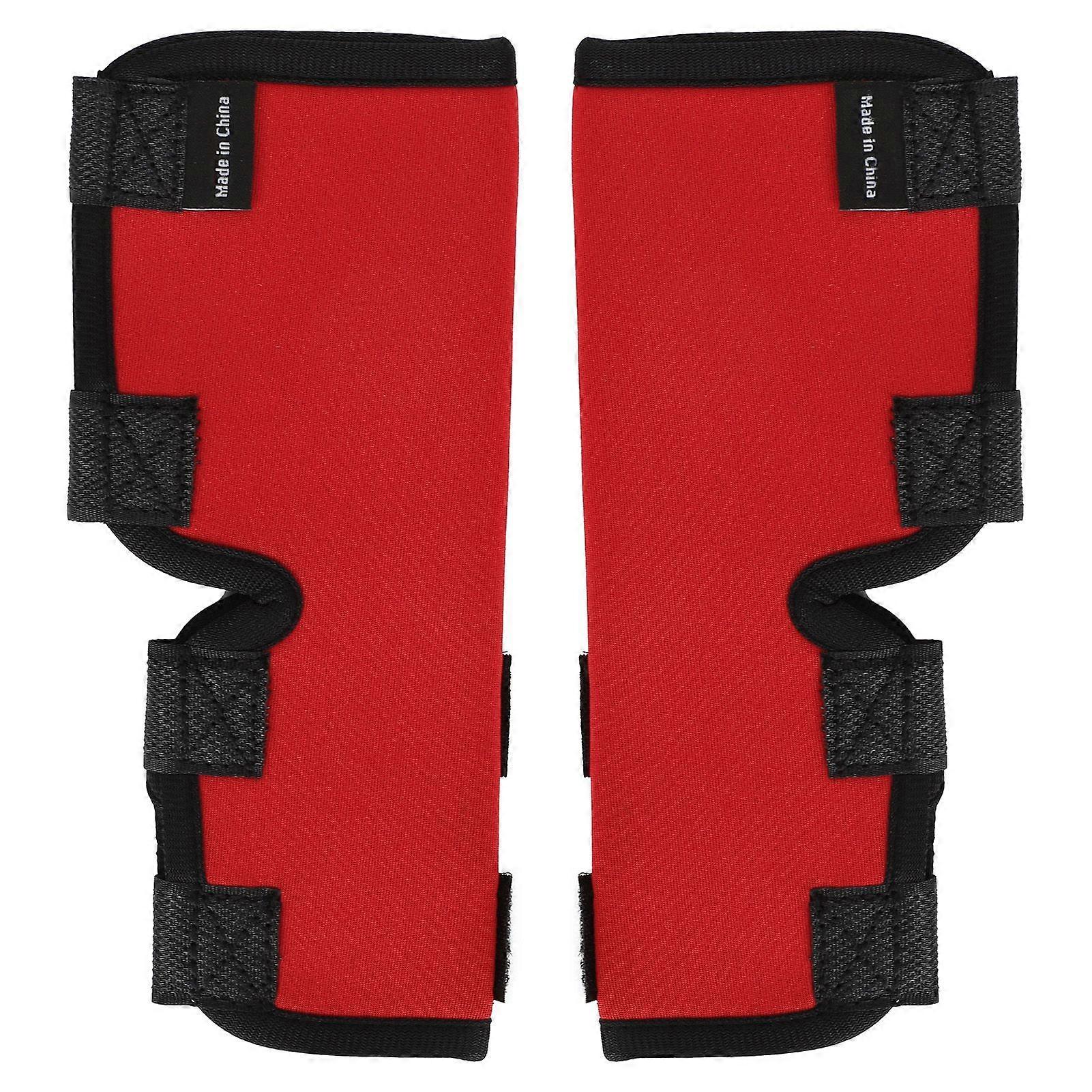 Dog Kneepads Elastic Injury Wound Leg Support Protector Recovery Pet Knee Joint WrapRed L