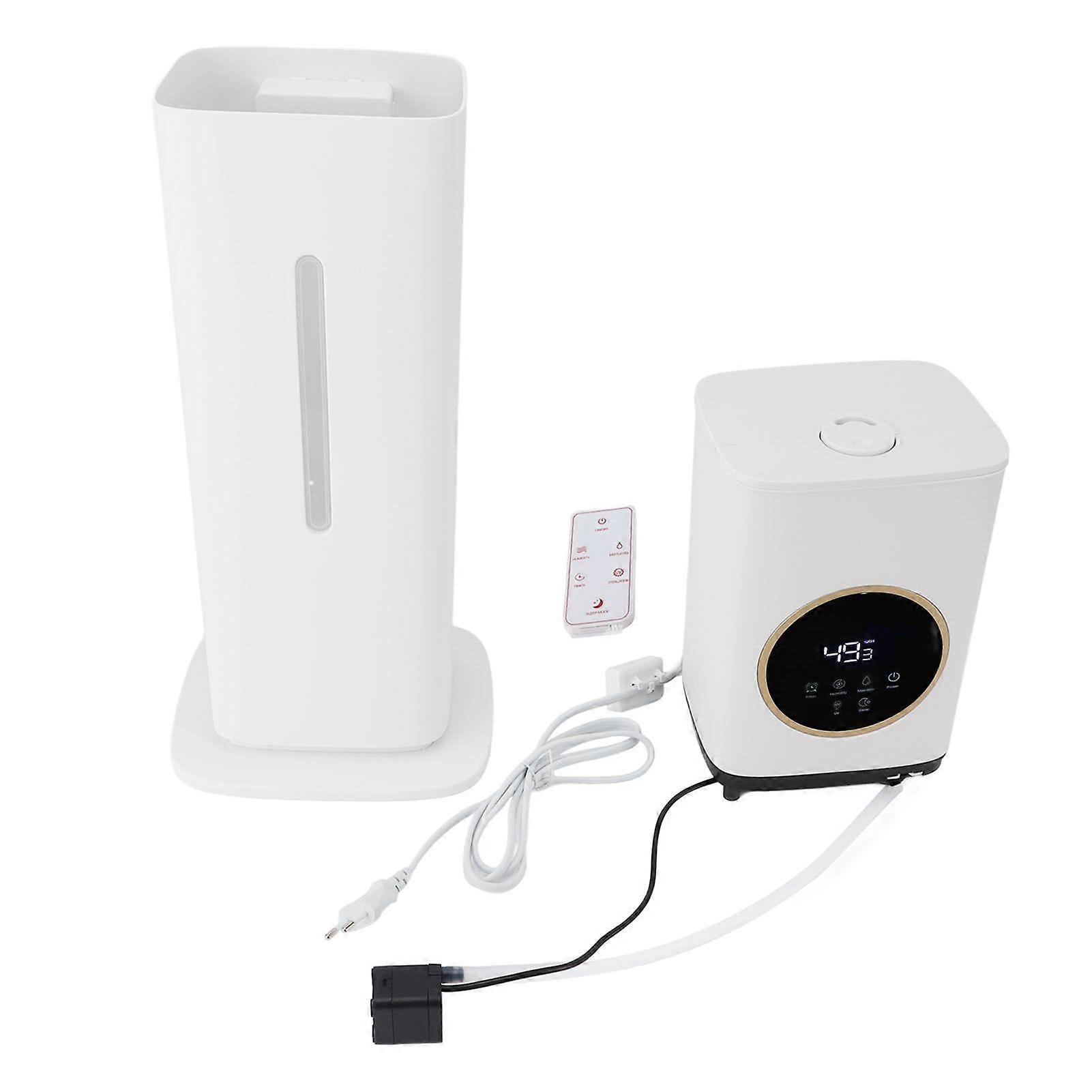 8L Large Room Humidifier with Remote Intelligent Constant Humidity 112H Timing Smart Home Humidifier for Bedroom 100240V EU Plug