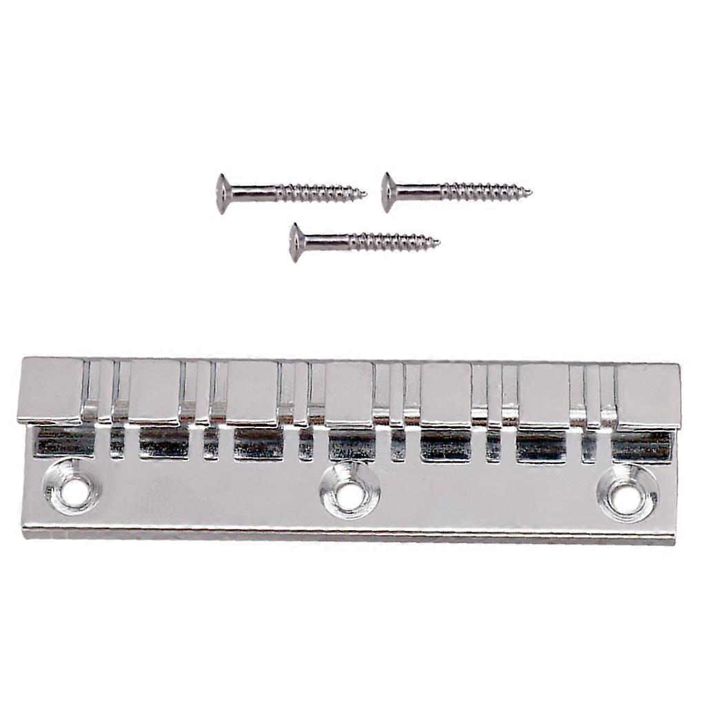 Brass Guitar Bridge Fixed Harp Bridge String for Electric Guitar 12 Strings