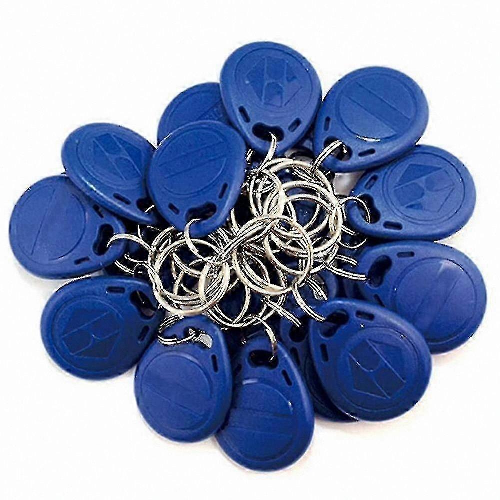 50 Pack T5577 RFID Key Fobs, 125 kHz Writable Proximity ID Tags for Access Control Systems