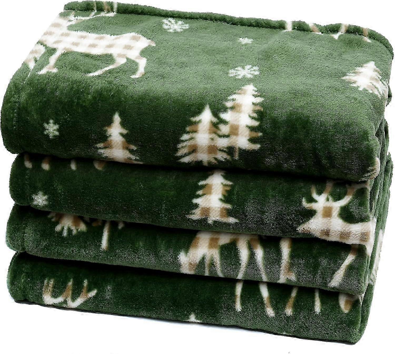 Flannel digital printed blanket Christmas theme