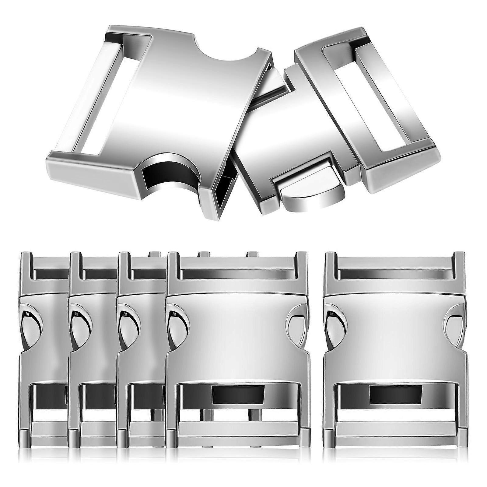 Dog Collar Metal Buckle Hardware Buckle for Quick Release 12Pcs