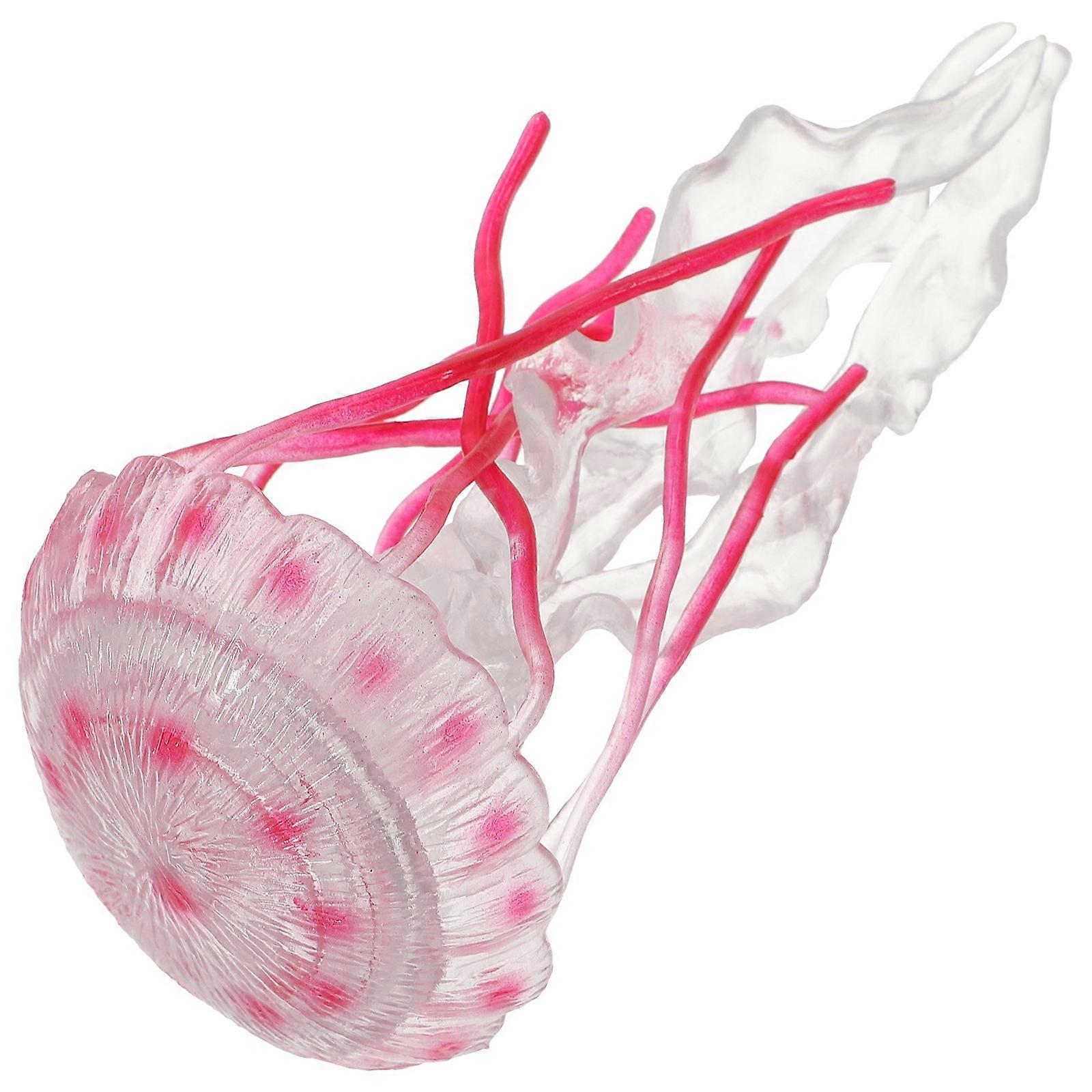 Jellyfish Figurines Model Toy Plastic for Kids Science Learning 3Pcs