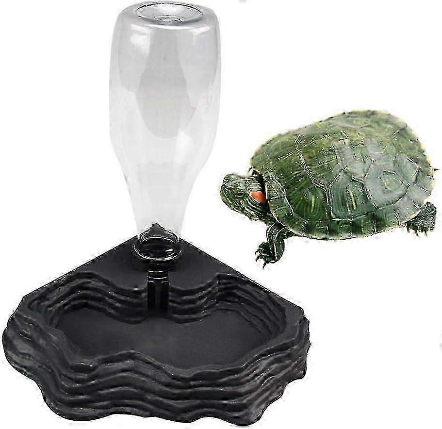 Pet Water Fountain Automatic Drinking Station for Reptiles - Turtle & Lizard Basin, Landscape-Friendly Design