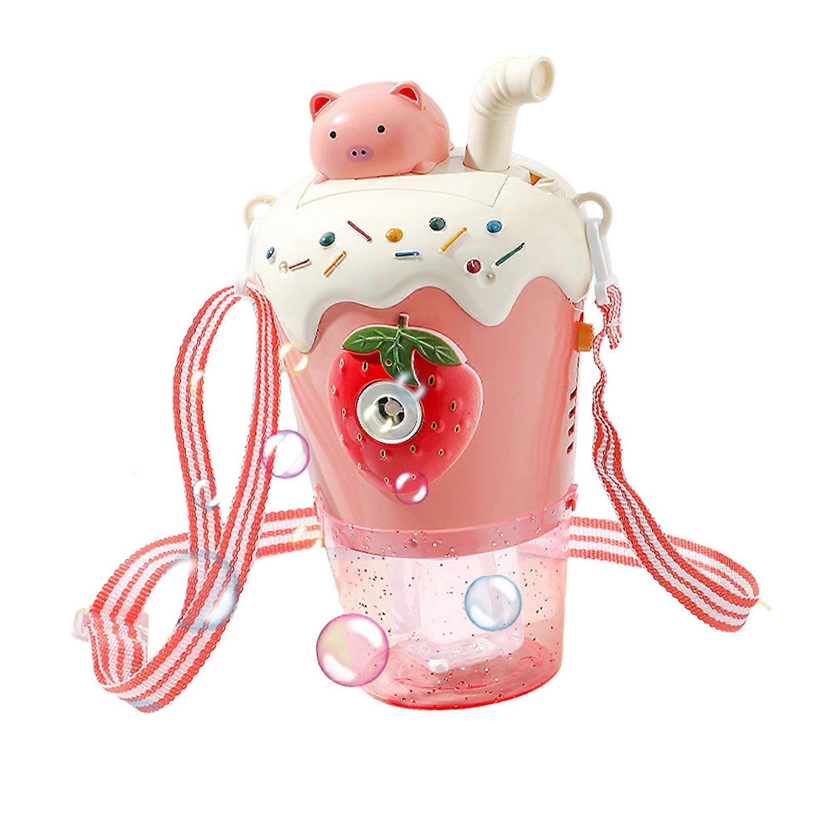 Automatic Musical Bubble Machine Toy Milk Tea Cup 11x9.5x19cm