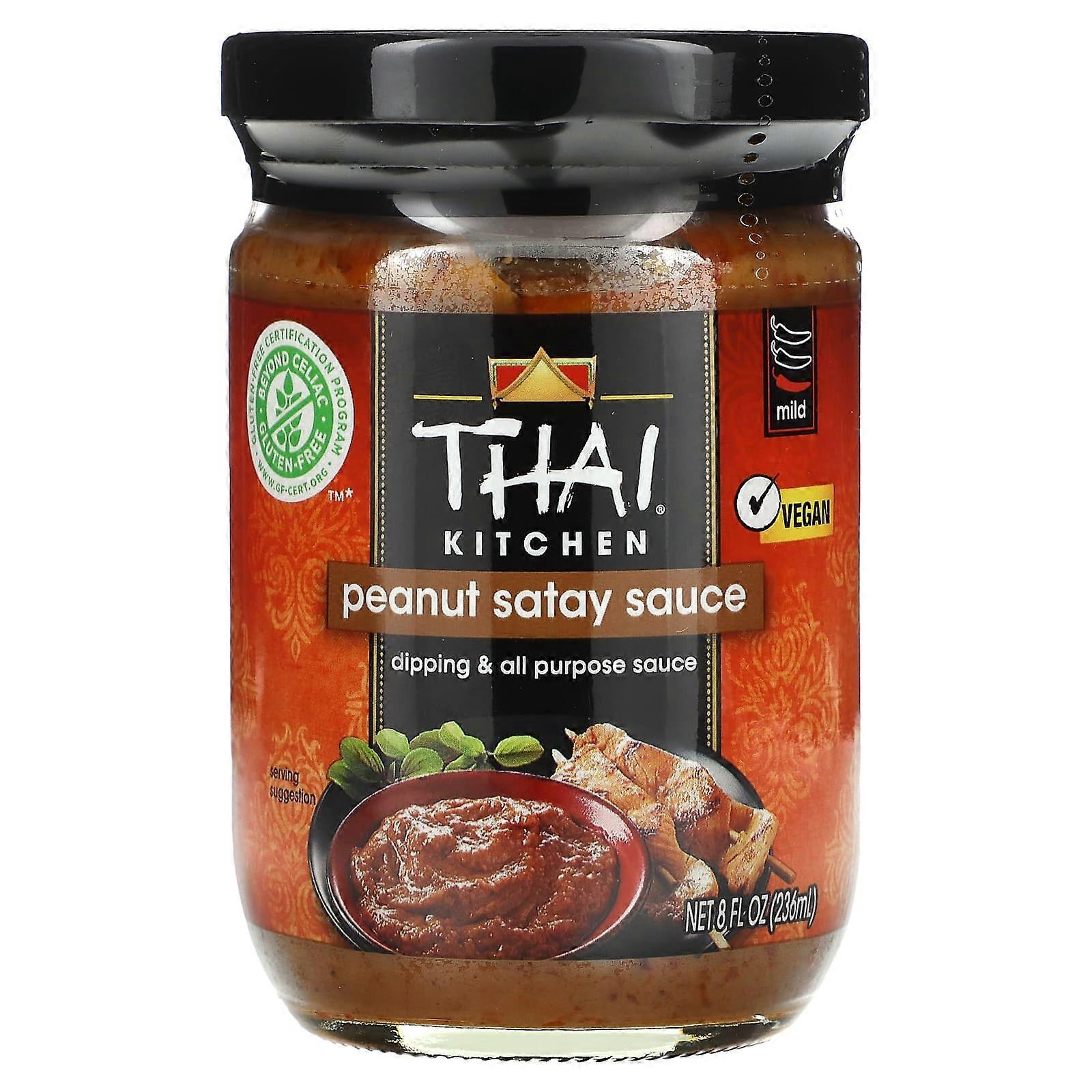 Peanut Satay Sauce, Mild, 8 fl oz (236 ml)