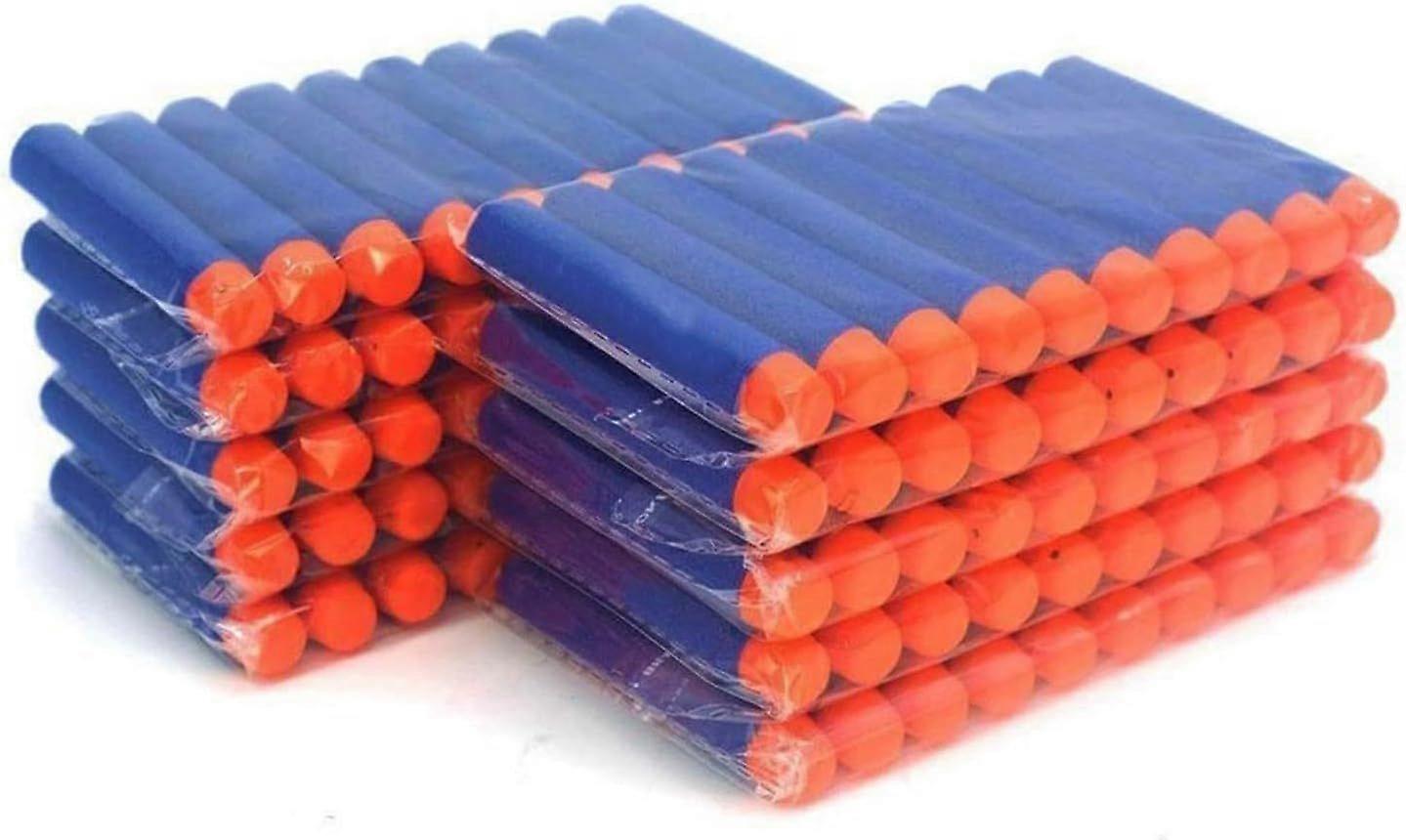 72cm Refill Foam Bullet Darts for Nerf N-strike Elite Series Blasters Kid Toy Gun (100PCS Blue)