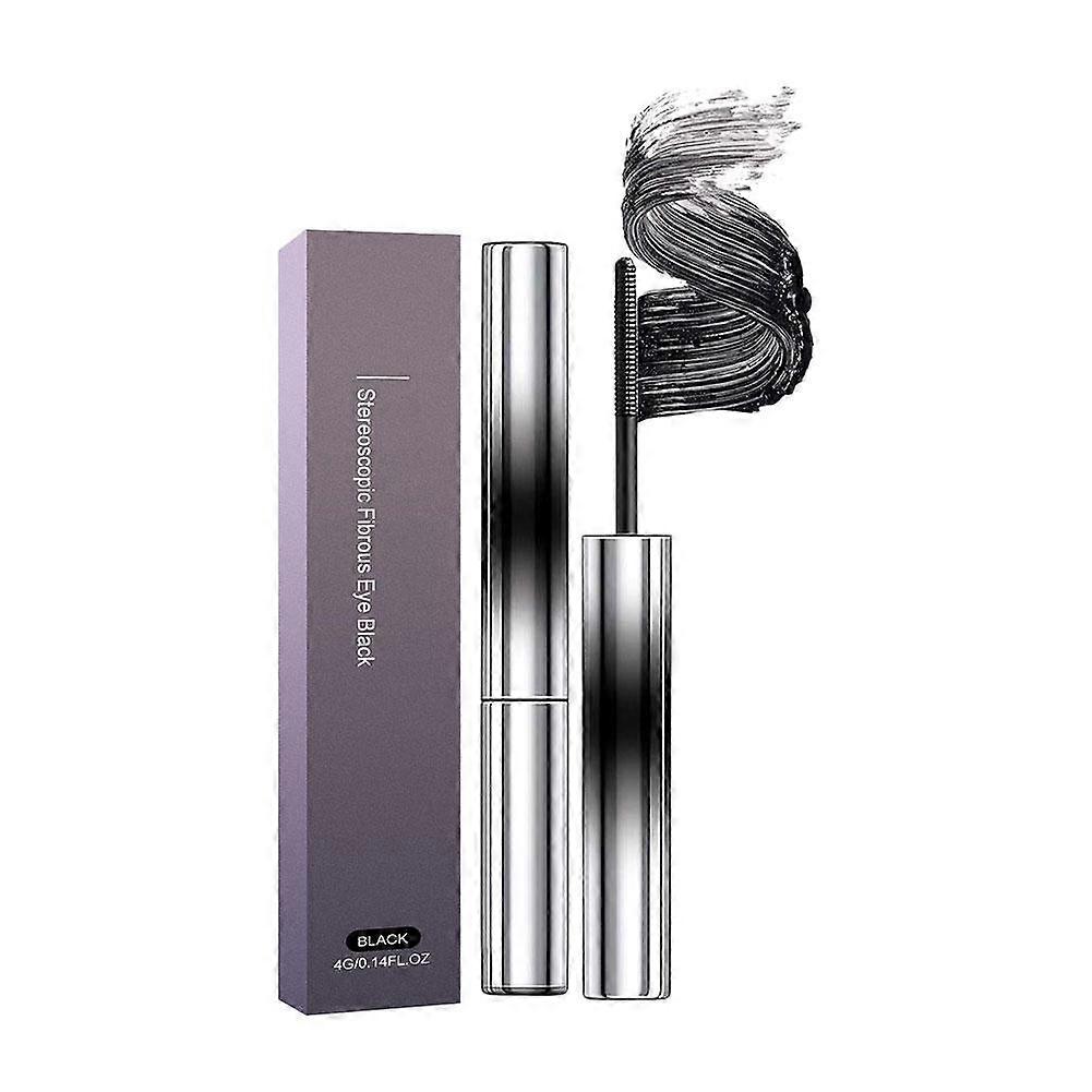Waterproof Volumizing Mascara with Vitamin E and Botanical Extracts for Long-Lasting Curled Lashes