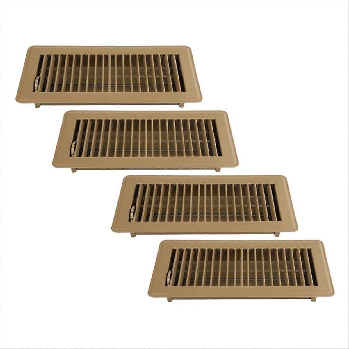 Floor Register 4x10, 4 Pack Floor Register Vents