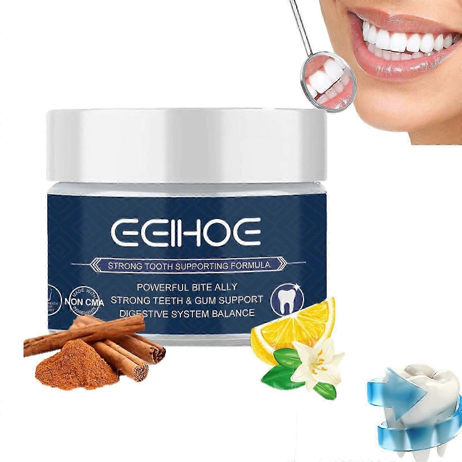 Tooth Powder - Toothpaste Tooth Whiten ing, Toothpaste Bentonite Clay, Remineralizing Tooth Powder for Healthy Teeth & Gums - 90ml